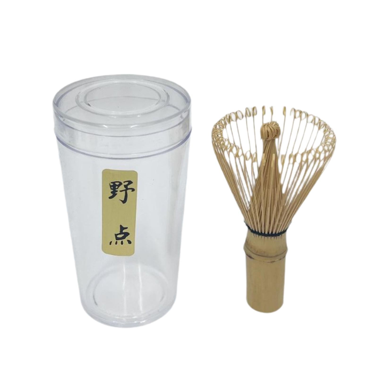 Matcha Whisk Starter with Holder Bamboo Whisk for Tea Ceremony Matcha Powder Style D