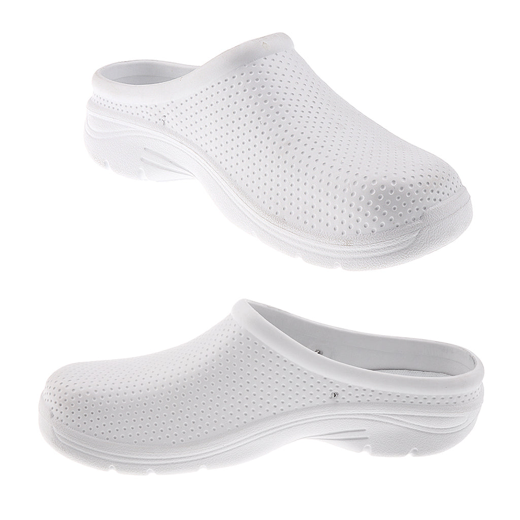 Professional Unisex EVA Slip Resistant Work Shoes 37 White