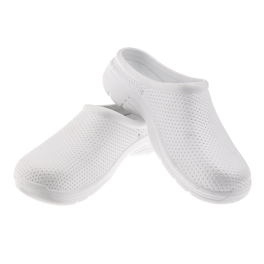 Professional Unisex EVA Slip Resistant Work Shoes 37 White