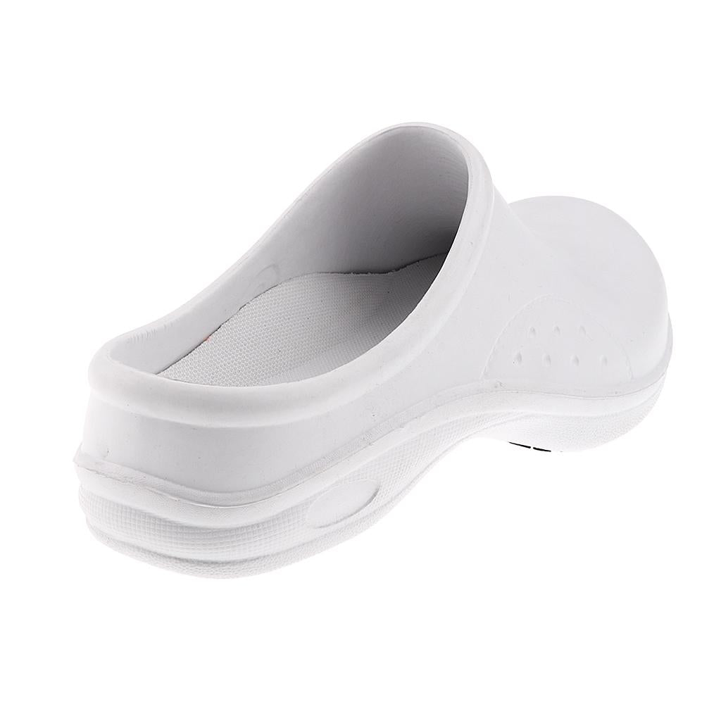 Men Women Cook Nursing Shoes Ultralite Clogs Shoes Slippers Eu 38 White