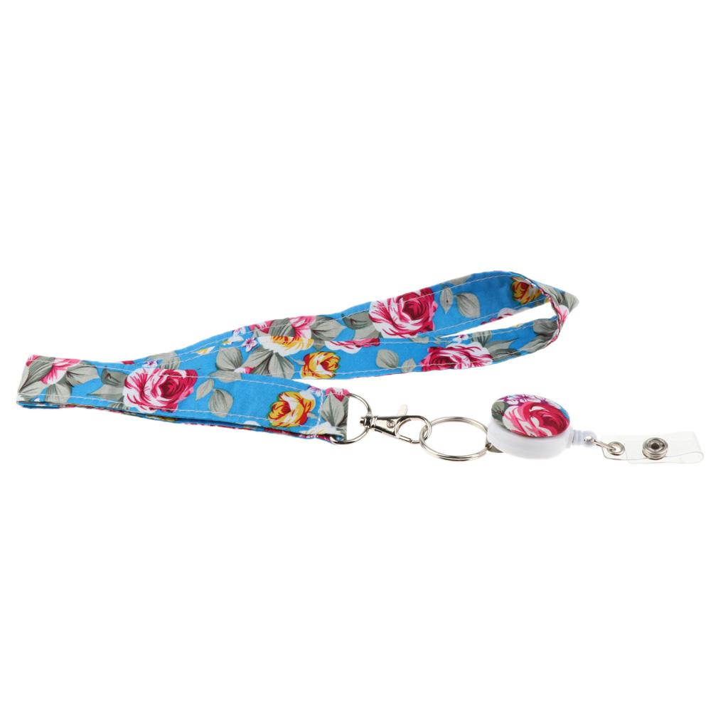 Mobile ID Badge Holders Straps Lanyard Neck Key chains with Metal Badge 7