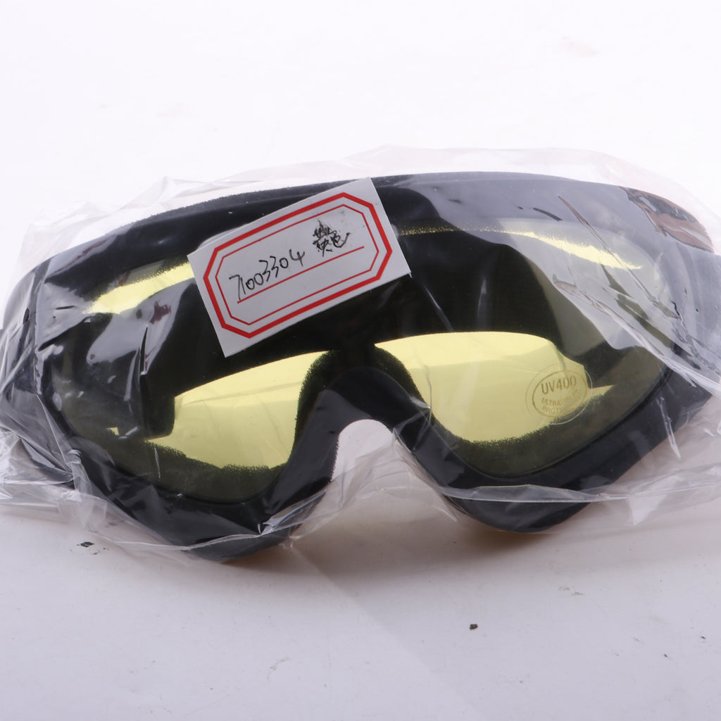 Motorcycle Bicycle Racing Snow Ski Goggles Eyewear UV400 Protection Yellow