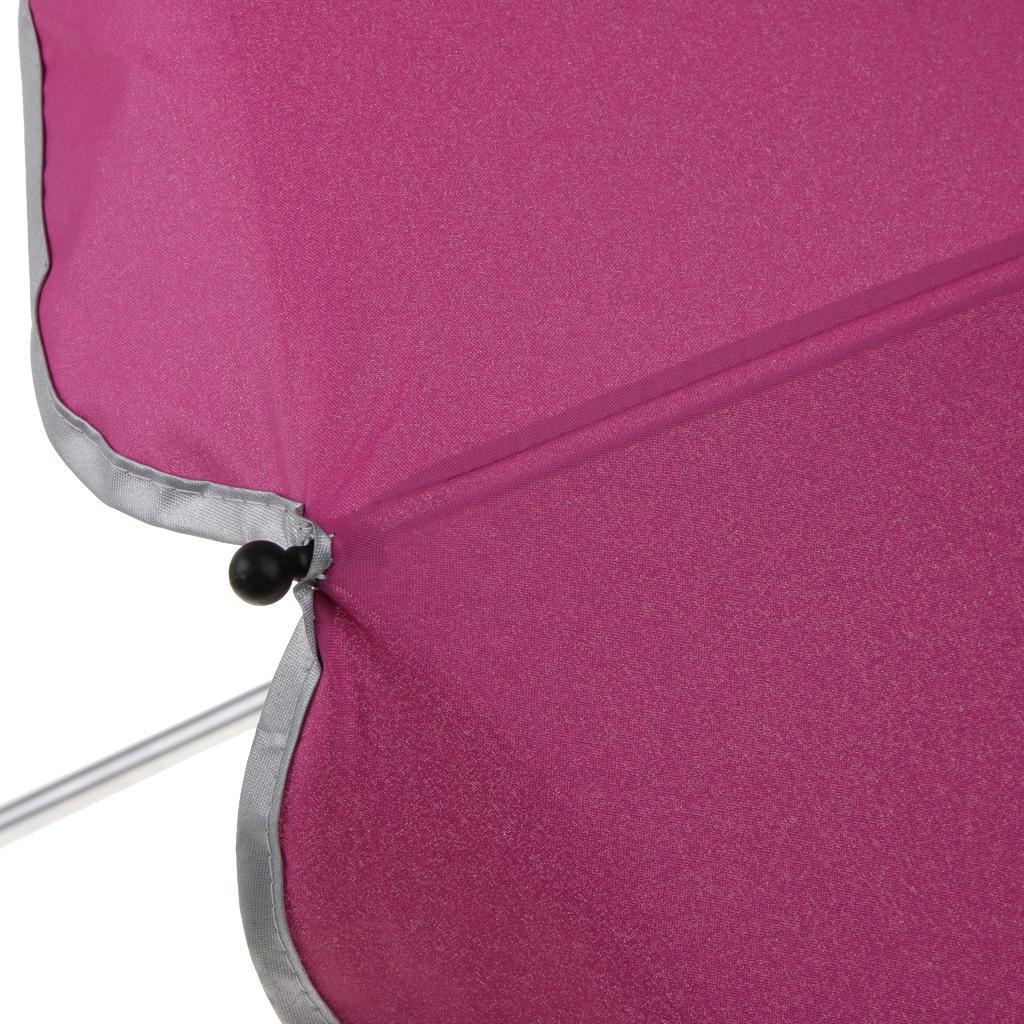 Kids Baby Sun Umbrella Parasol Shade Covers for Pram Stroller Buggy Rose red