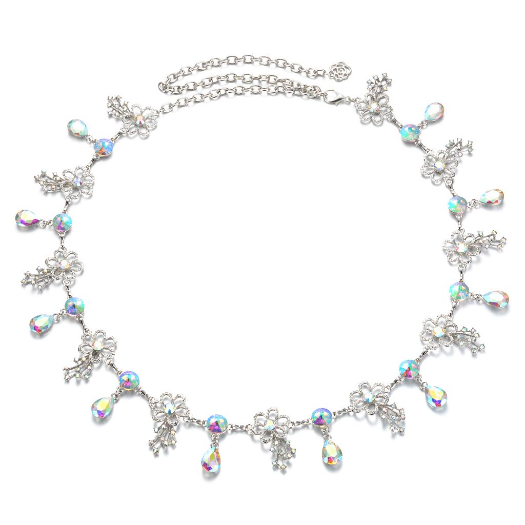 Crystal Rhinestone Waist Chain Belt for Dress Belly Chain Jewelry Flowers 1