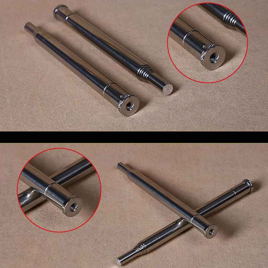 2pcs Durable Stainless Steel Telescopic Sticks Accessory for Belly Dance Costume Isis Wings