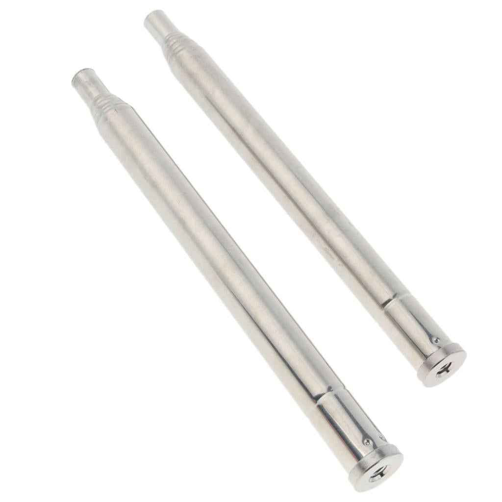 2pcs Durable Stainless Steel Telescopic Sticks Accessory for Belly Dance Costume Isis Wings