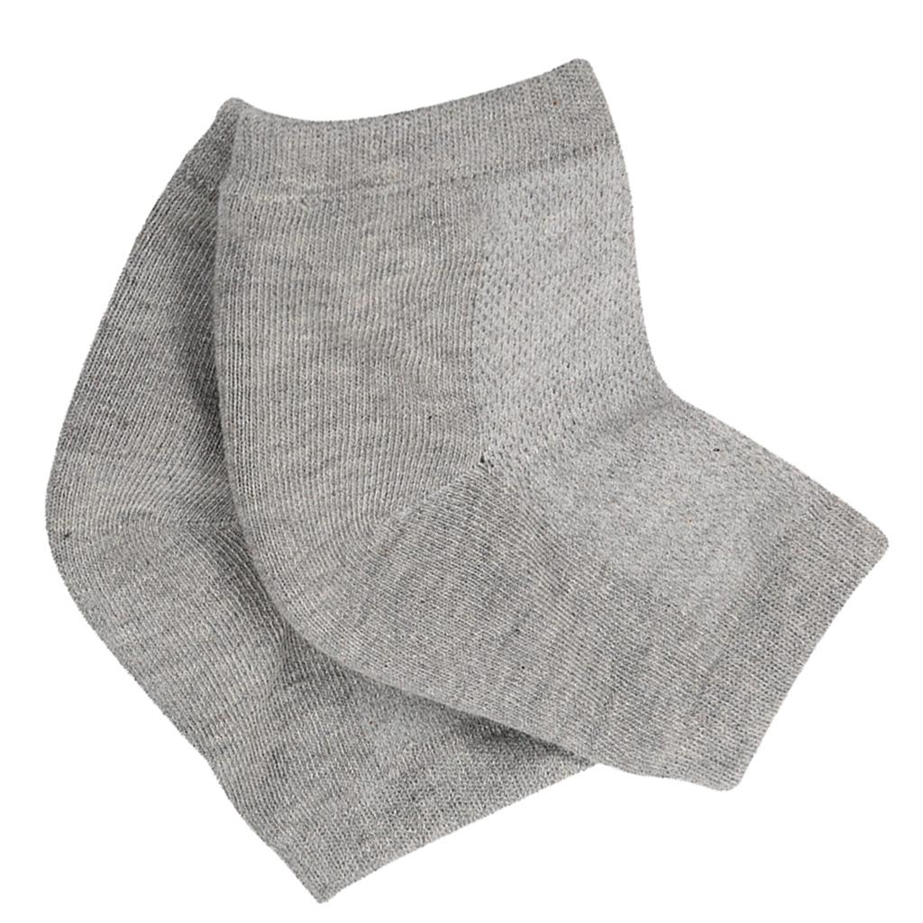 Moisturizing Gel Heel Socks Cracked Repair Foot Skin Care Protectors Gray