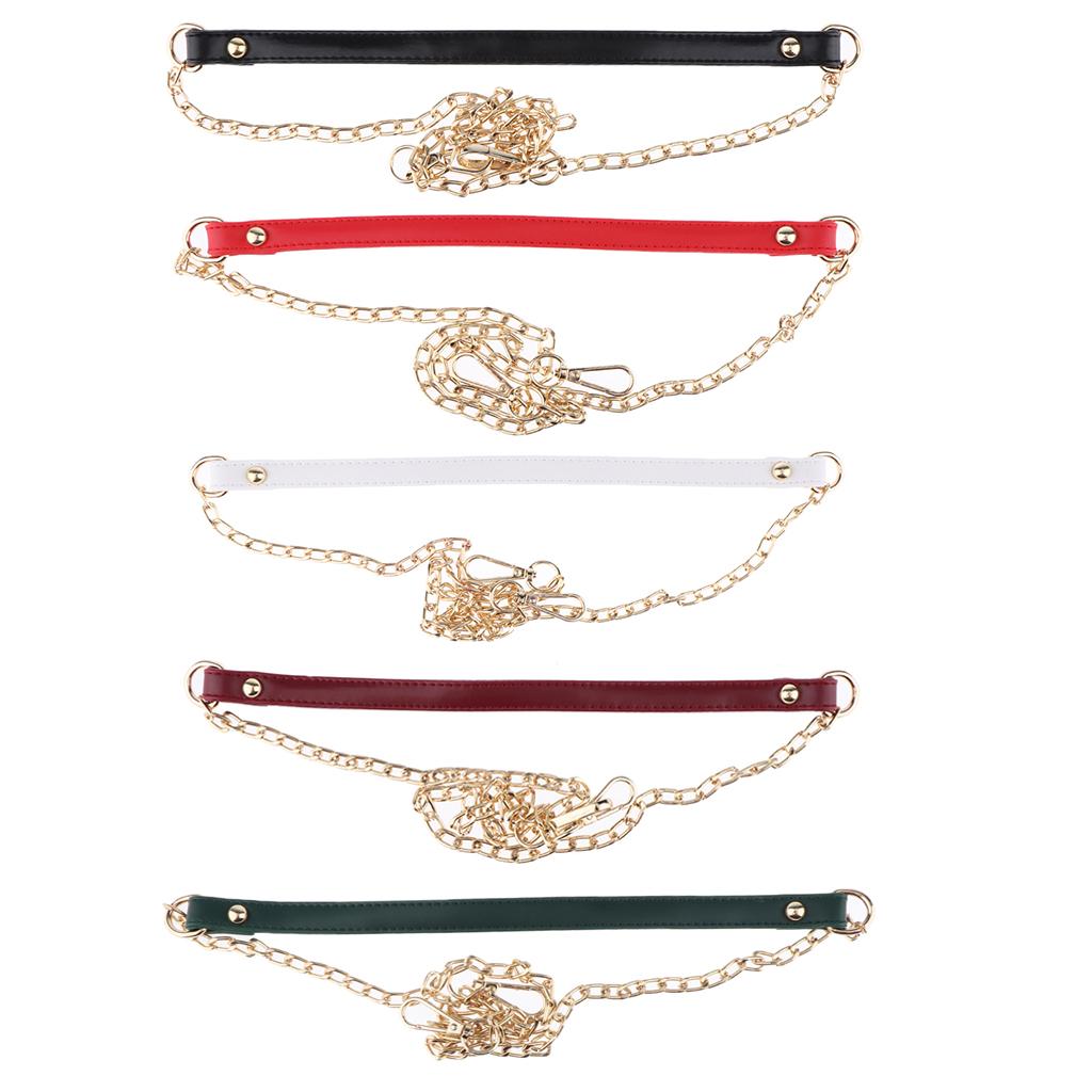 Replacement Chain Strap Handbag Handle for Shoulder Bag Crossbody Black