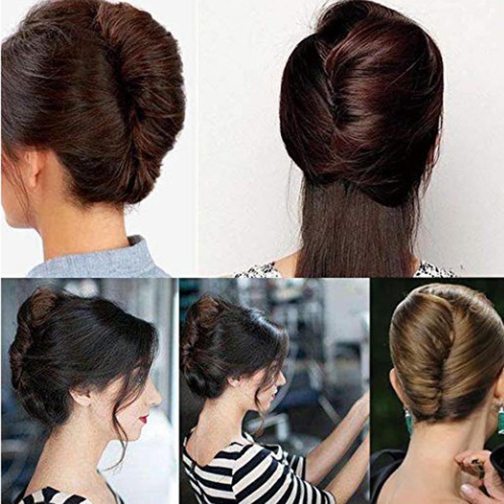 2pcs Women DIY Fast Styling Volume Insets Hair Clip French Twist Maker Tools