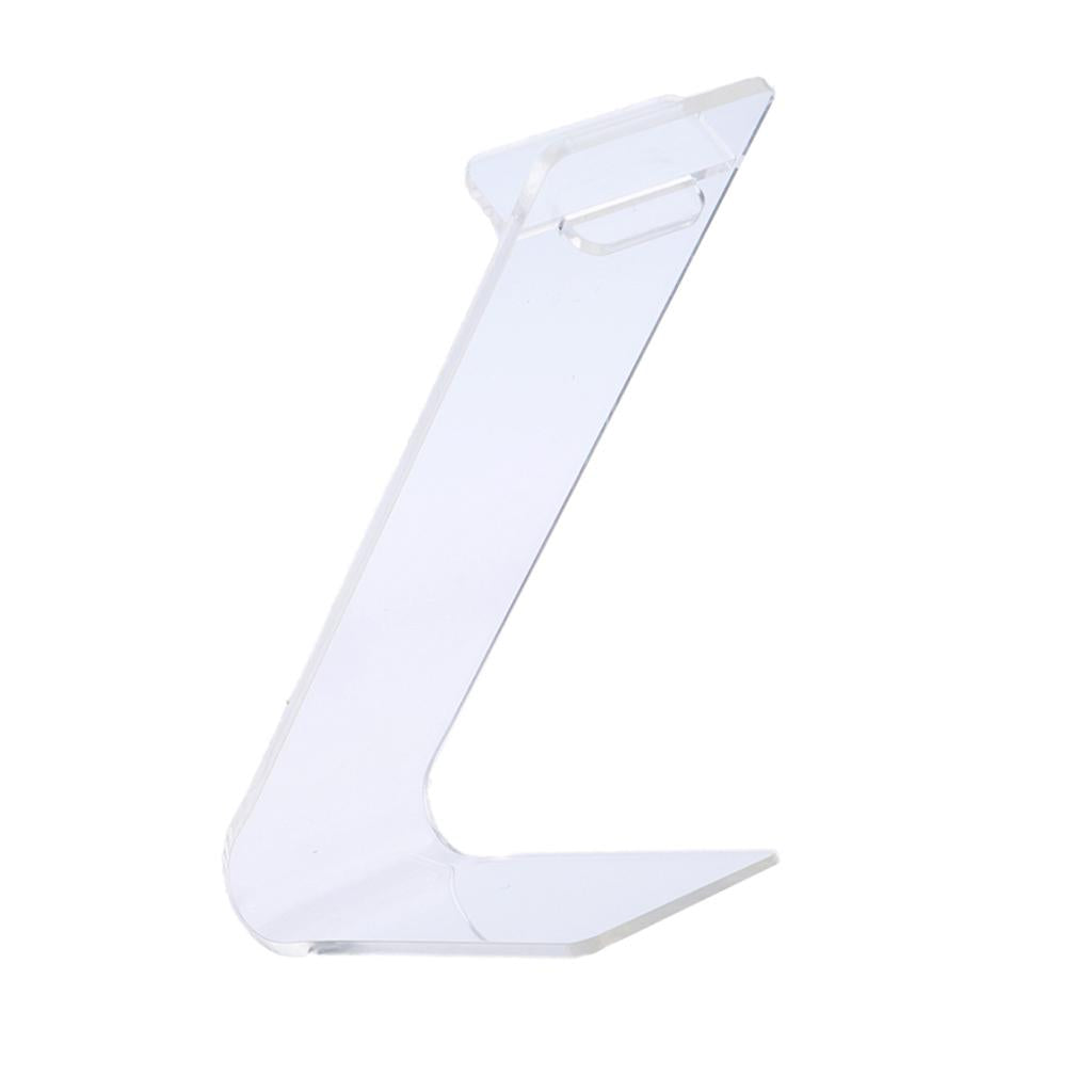 Flexible Clear Acrylic High Heel Retail Display Rack Flat Shoes Holder Stand