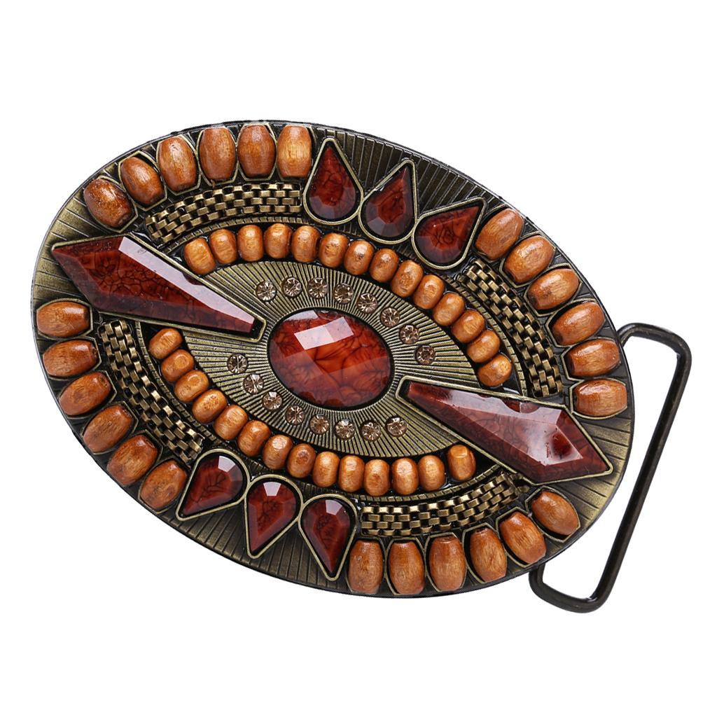 Western Cowboy Cowgirl Rodeo Zinc Alloy Boho Belt Buckle Jeans Accessory