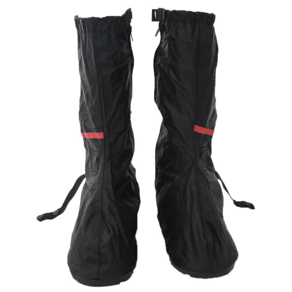 Waterproof Boot Cover for Cycling Bike with Sturdy Zipper Elastic Band 30.5cm