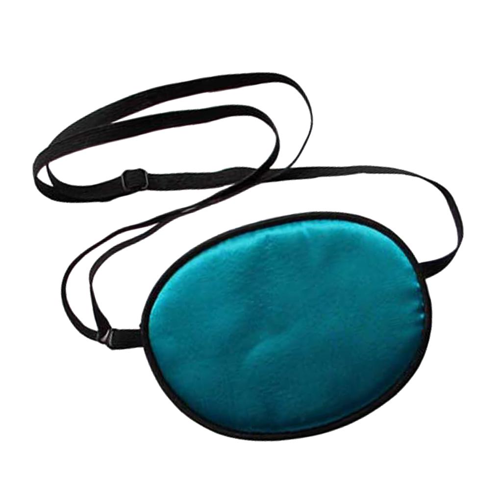 Kids Silk Pirate Eye Patch Eyeshade for Amblyopia Lazy Eye Blue