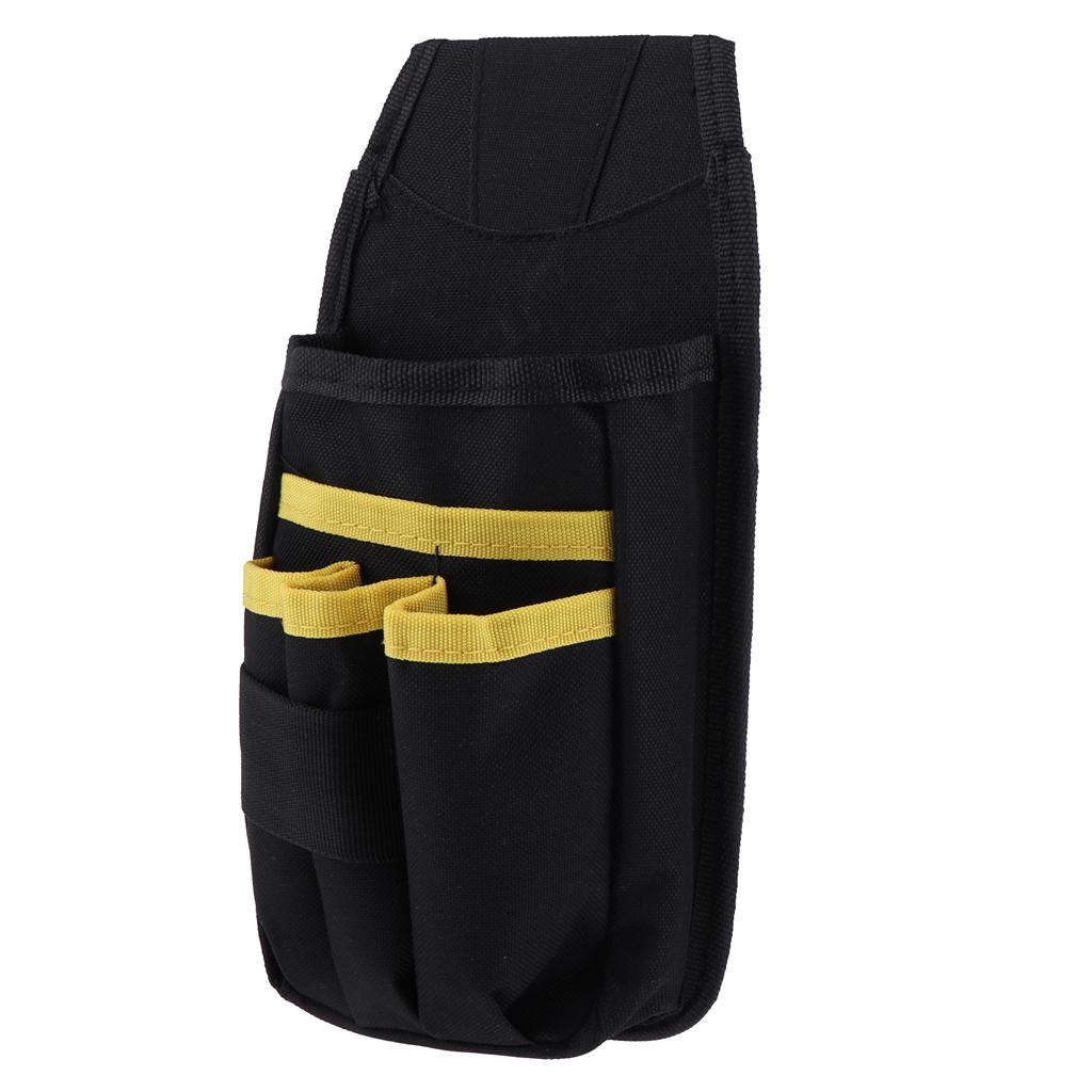 Black Waist Tool Bag Holder Portable Waist Pouch for Mechanic Electrician 1