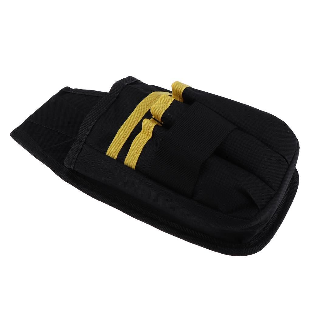 Black Waist Tool Bag Holder Portable Waist Pouch for Mechanic Electrician 2