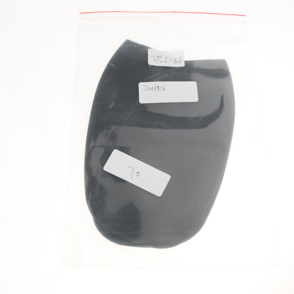 1 Pair Black Rubber Half Soles Protective Anti Slip Shoe Repair Accessories