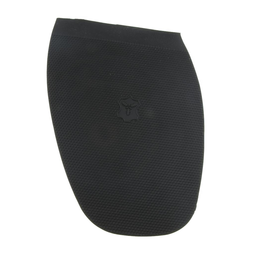 1 Pair Black Rubber Half Soles Protective Anti Slip Shoe Repair Accessories