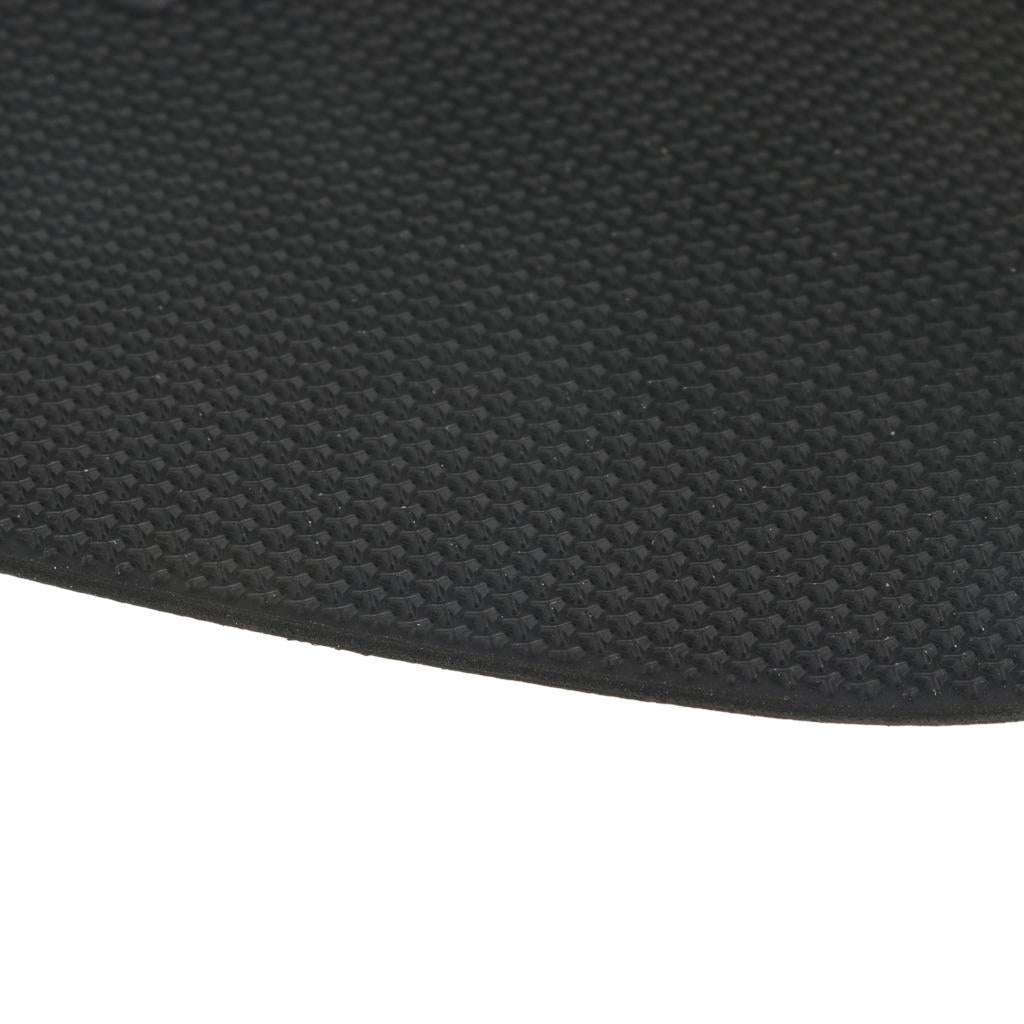 1 Pair Black Rubber Half Soles Protective Anti Slip Shoe Repair Accessories