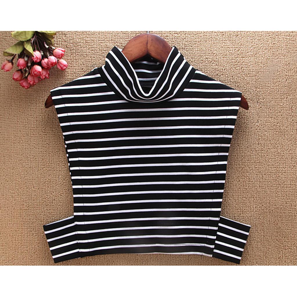 Womens Neck Dickey False Fake Turtleneck Half Top Collar Shoulder Cover