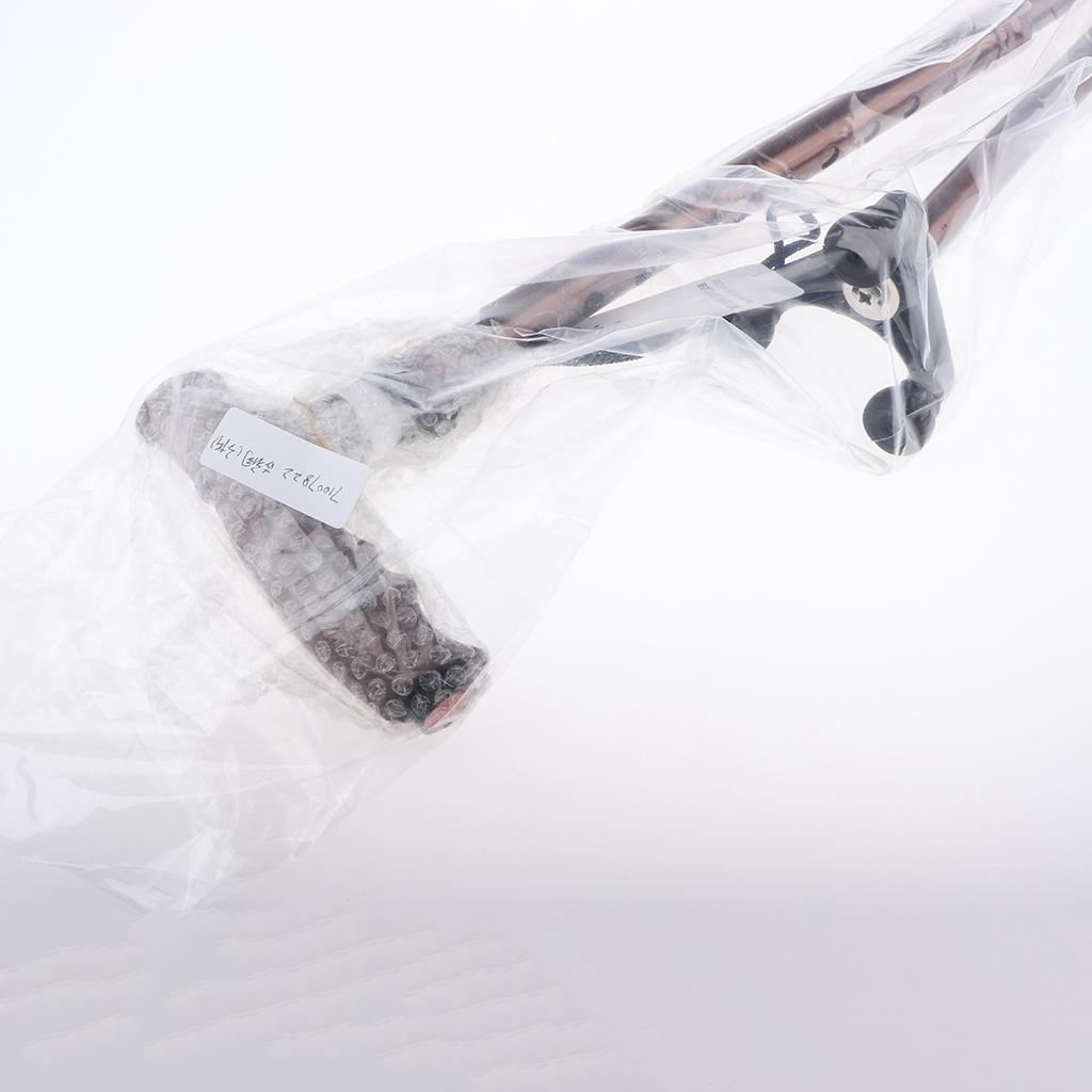 LED Folding Cane Lightweight Aluminum Nonslip Walking Aid Handle Gift Bronze
