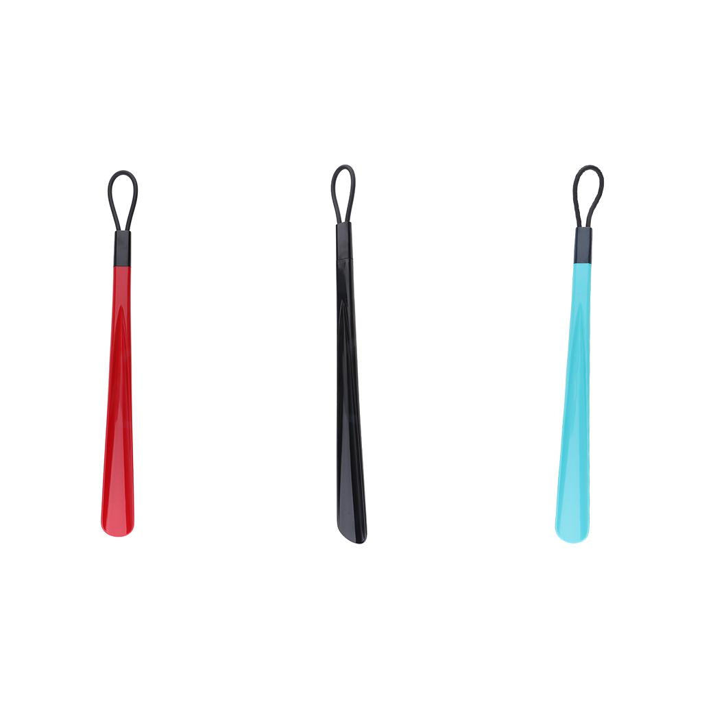 Plastic Shoehorns 20 Extra Long Handle Shoe Horn Shoes Lifter Sturdy Black"