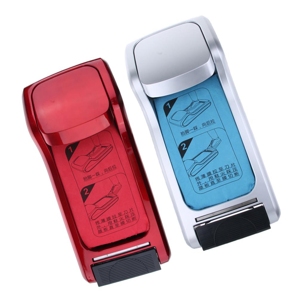Automatic Shoe Cover Dispenser for Home Office Shoe Membrane Red