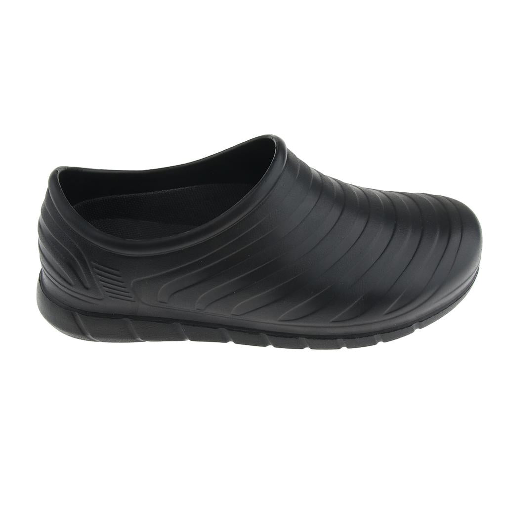 Unisex Non Slip Chef Clog Oil Water Resistant Work Lightweight Shoe Black 40