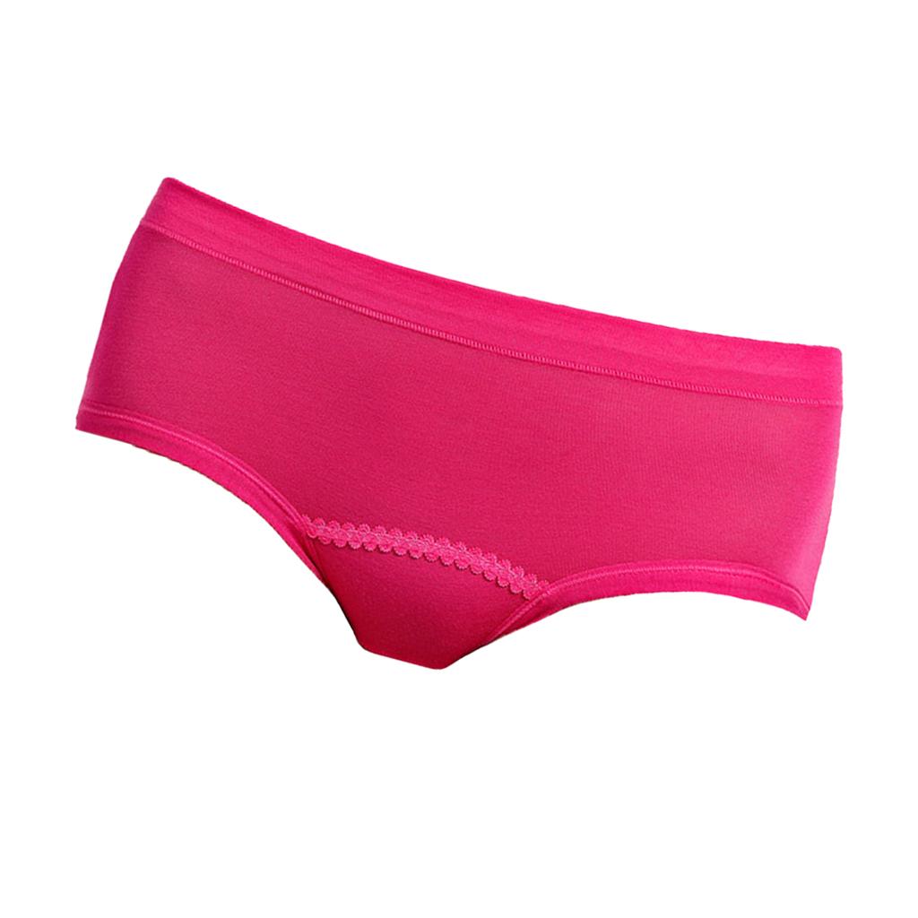 Women's Menstrual Period Panties Leakproof Physiological Underwear Rosy M