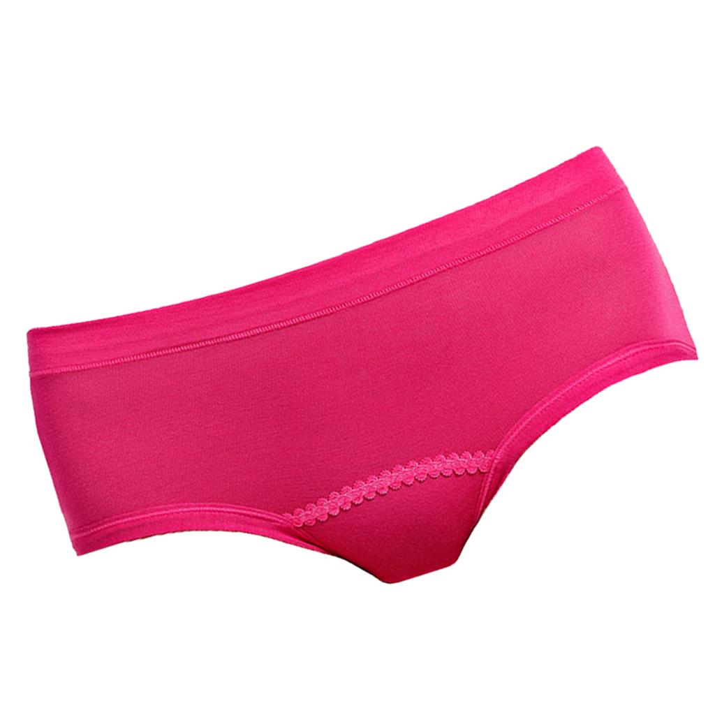 Women's Menstrual Period Panties Leakproof Physiological Underwear Rosy M