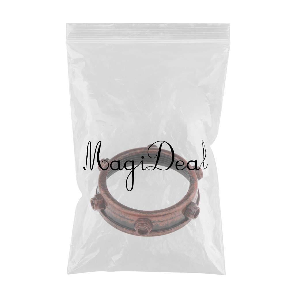 Screws Design Lens Frame Accessories for Steampunk Cyber Goggles Red bronze