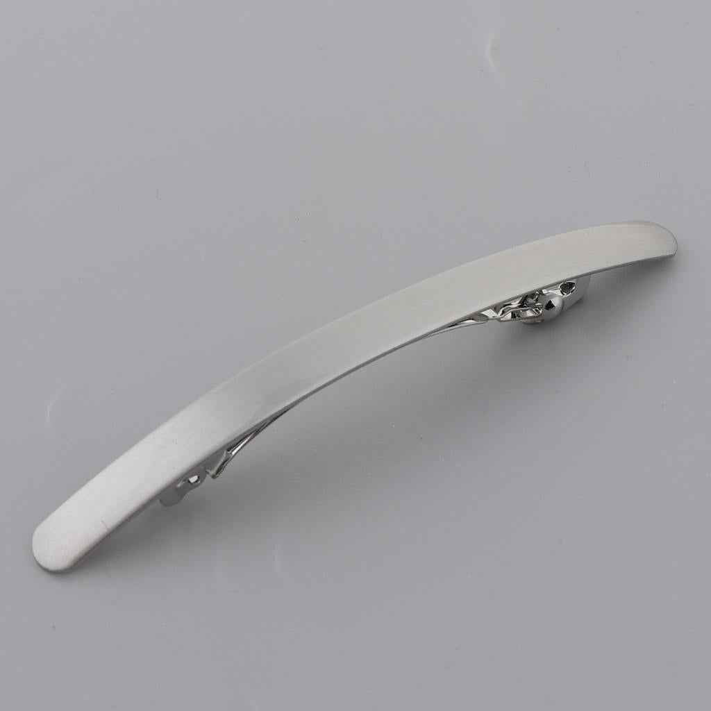 Fashion Women Metal Hair Clip Barrette Ponytail Holder Accessories Silver
