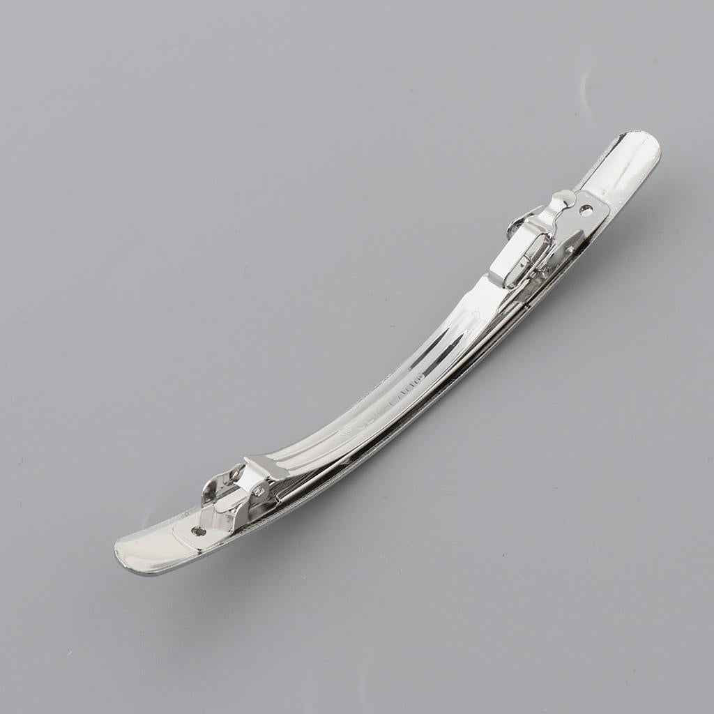 Fashion Women Metal Hair Clip Barrette Ponytail Holder Accessories Silver