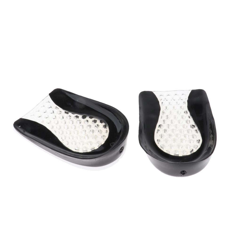 Unisex Silicone Gel Heel Comfort Cup Pad Cushion Inserts Sole Shoes Insoles