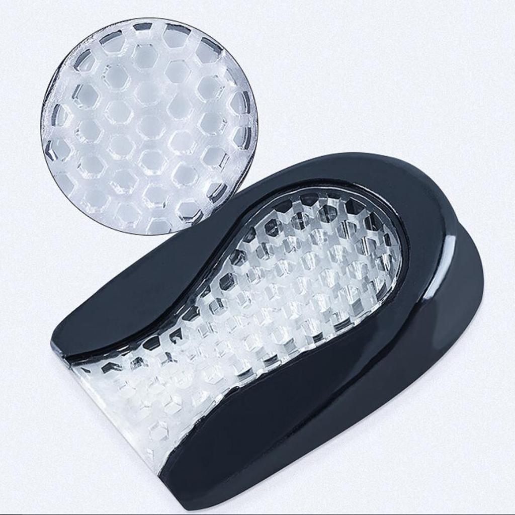 Unisex Silicone Gel Heel Comfort Cup Pad Cushion Inserts Sole Shoes Insoles