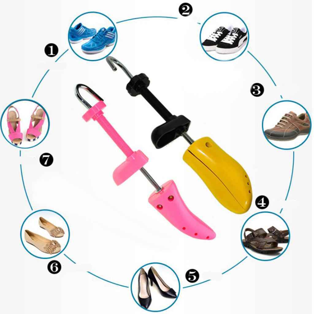 Men Women Professional 2-Way Shoe Stretcher Shoe Trees Adjustable Size 43-48