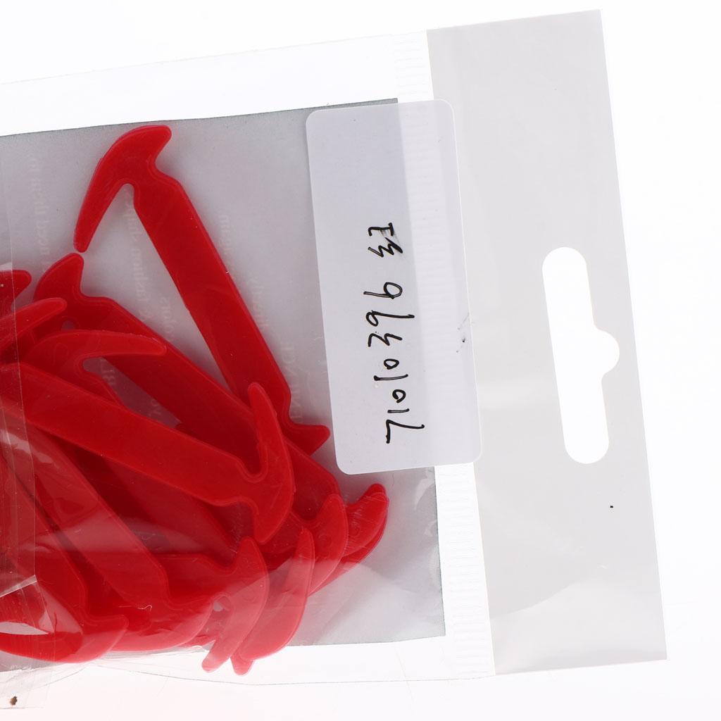 12Pcs/set Unisex No Tie Shoelaces Elastic Silicone Sneaker Laces Red