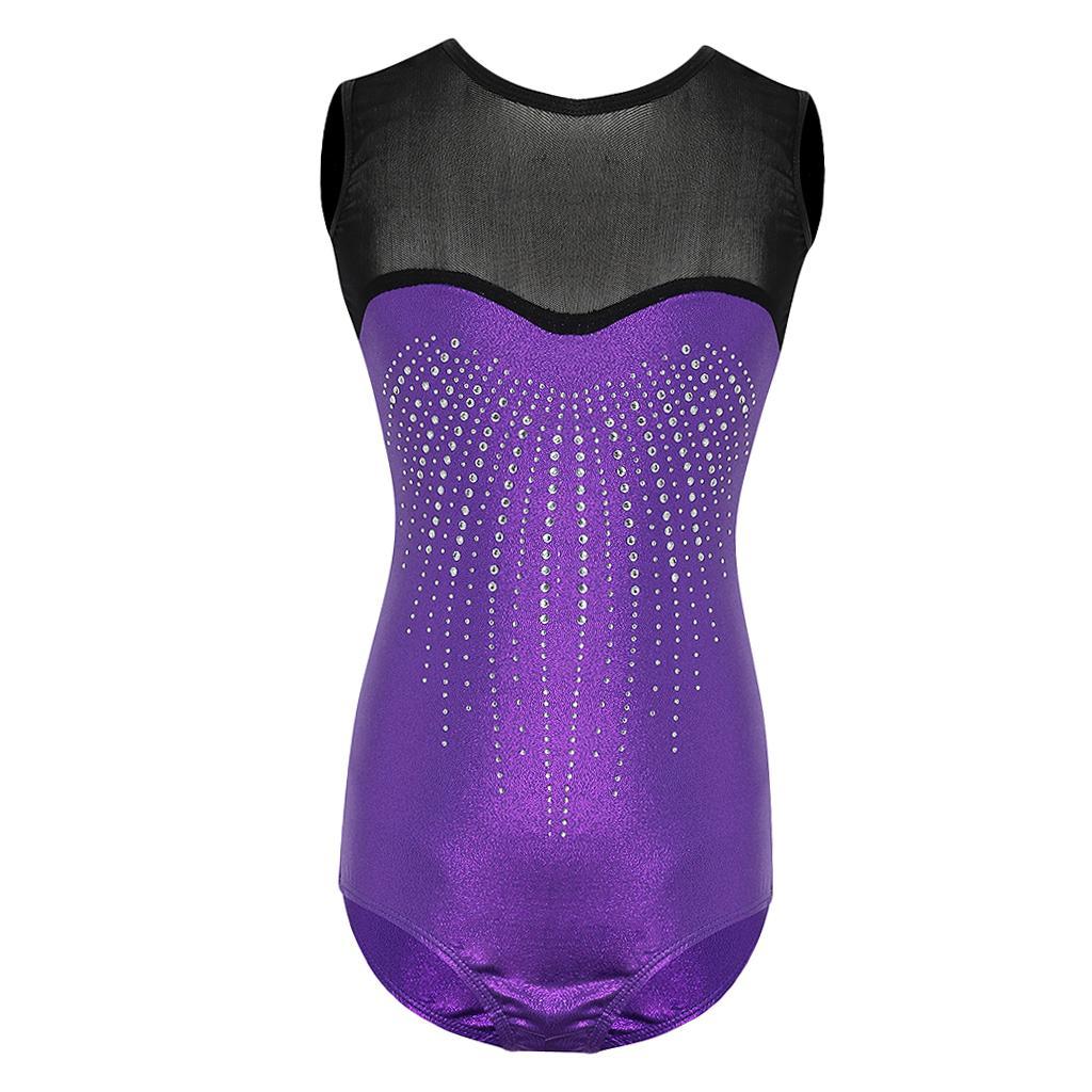 Girls Kids Ballet Dance Costune Gymnastics One-piece Leotards 13-14 Years