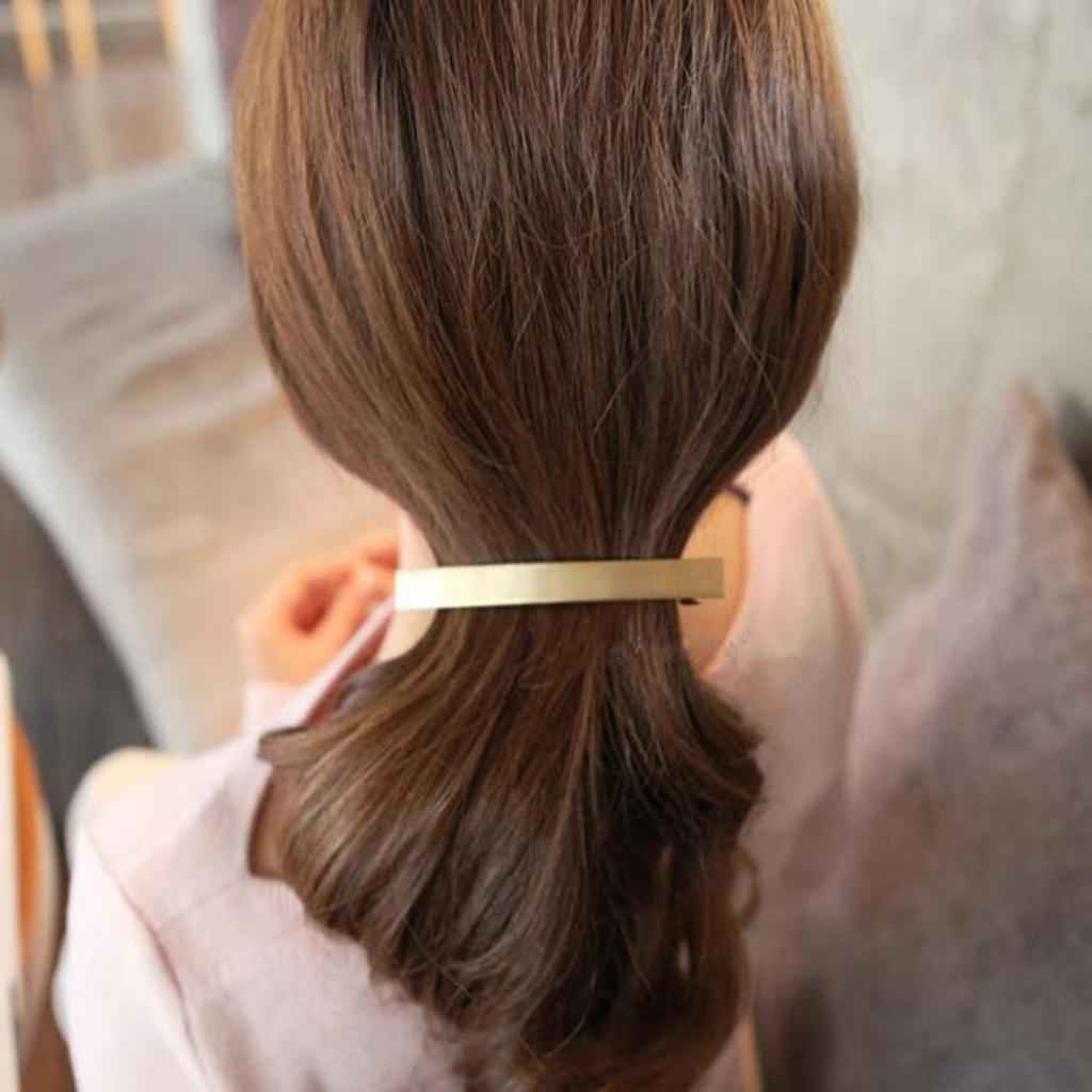 Hair Clips Barrette Geometric Korea Hairpin Hair Styling Jewelry Silver