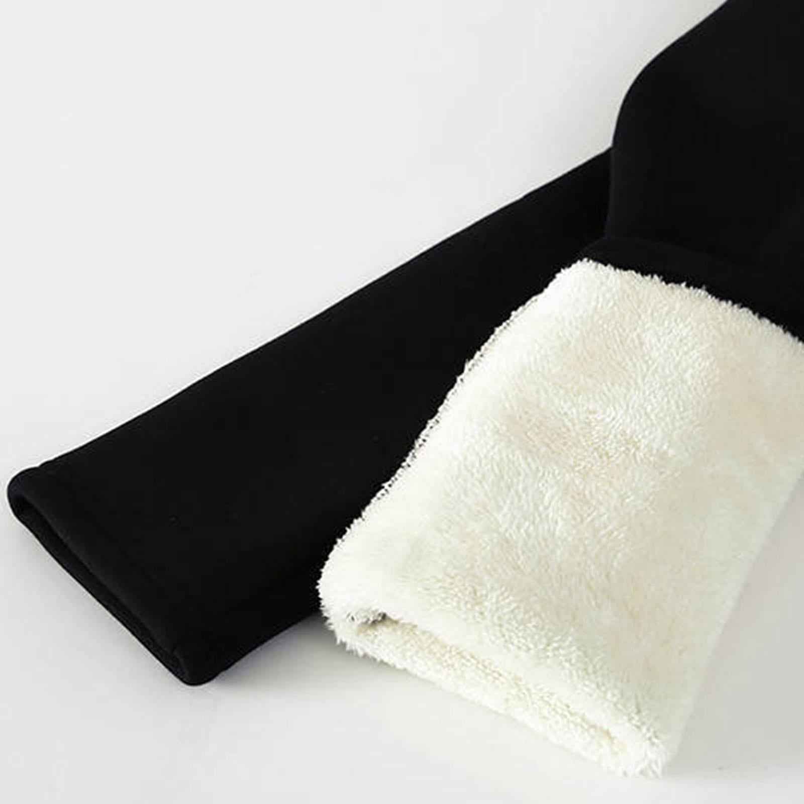 Women's Casual Fleece Lined Warm Leggings Thicken Pants Winter Warm XL