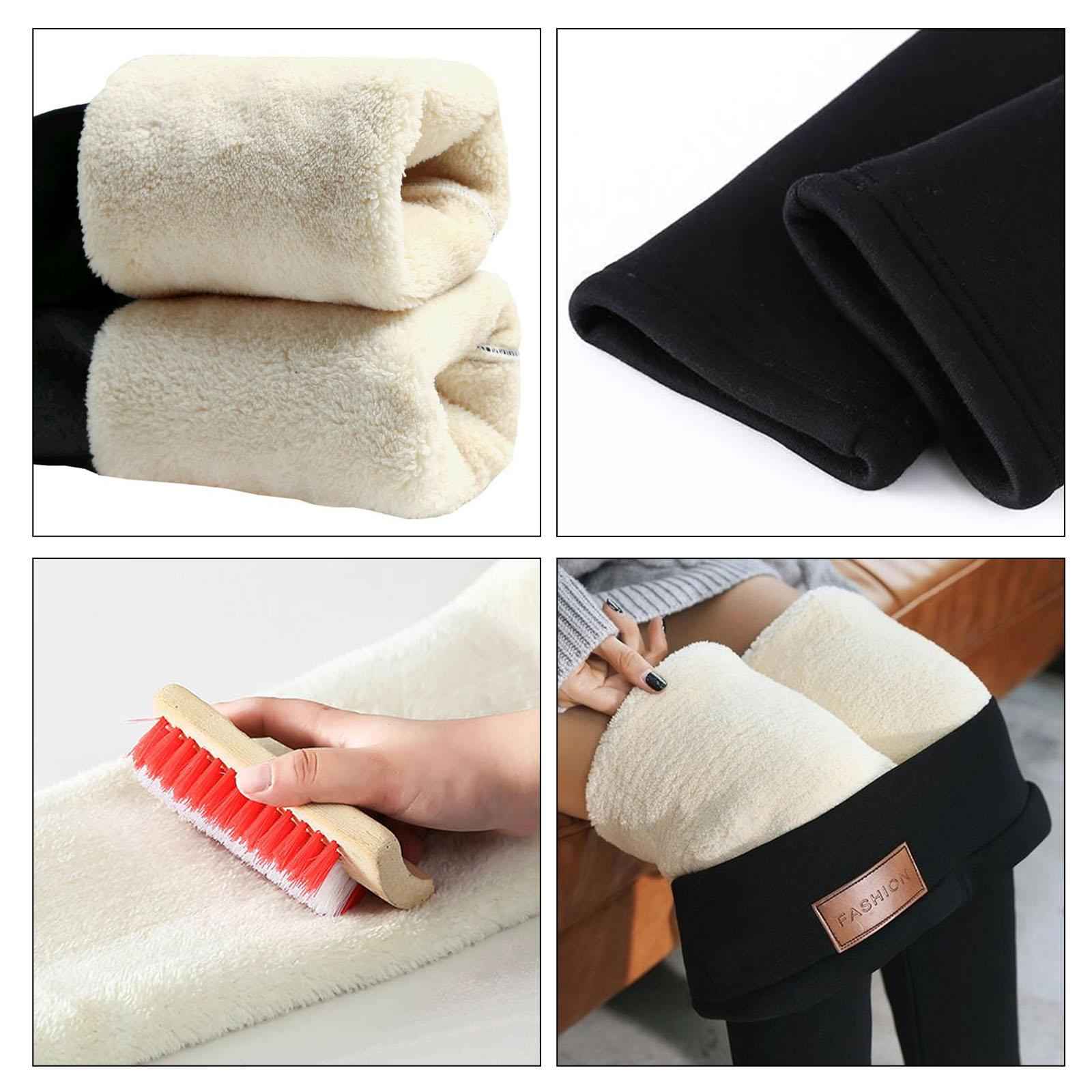 Women's Casual Fleece Lined Warm Leggings Thicken Pants Winter Warm XL