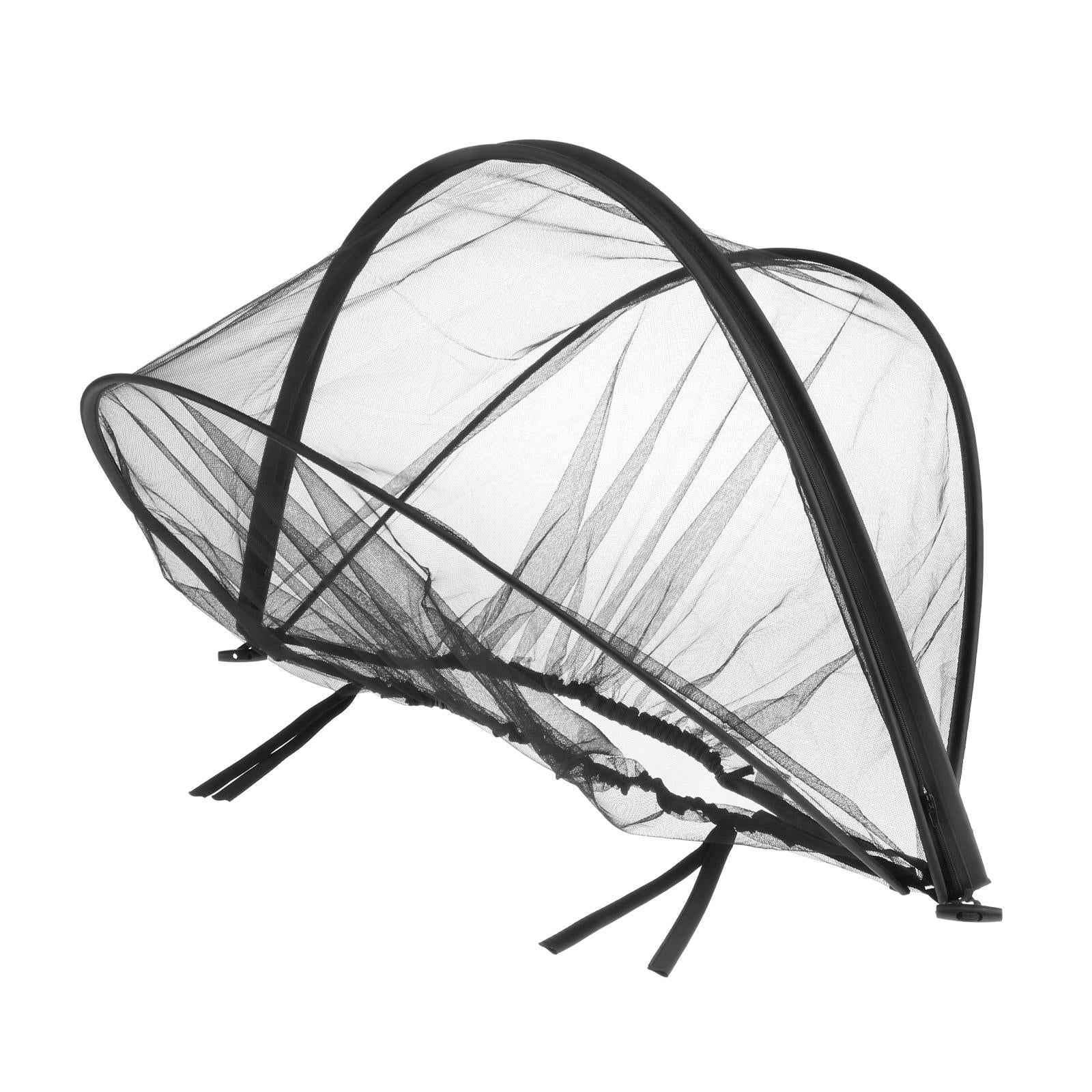 Mosquito Net for Stroller Long Lasting for Strollers Cradles  Zipper black