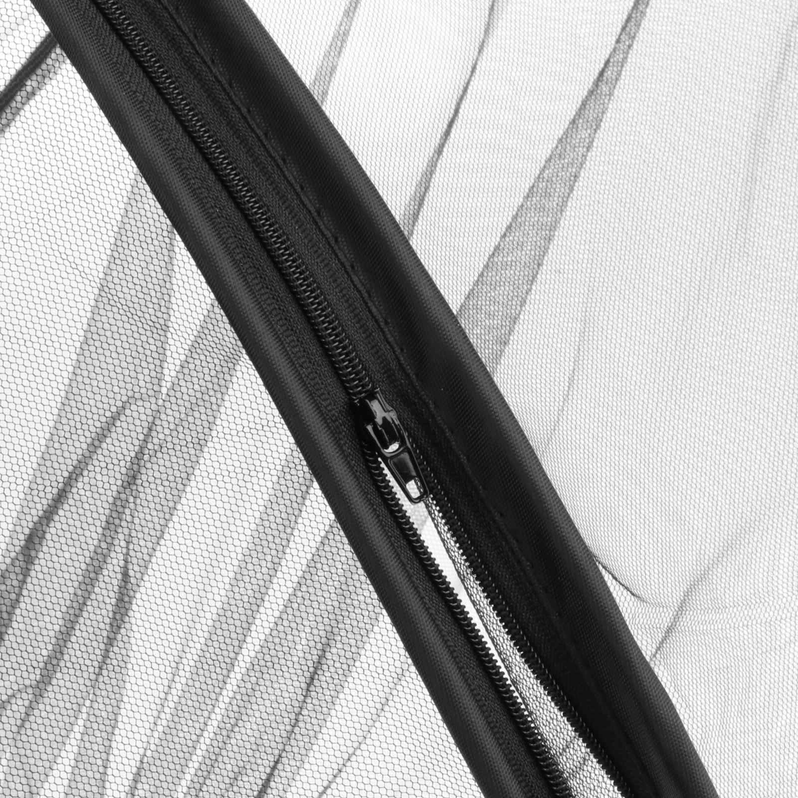 Mosquito Net for Stroller Long Lasting for Strollers Cradles  Zipper black