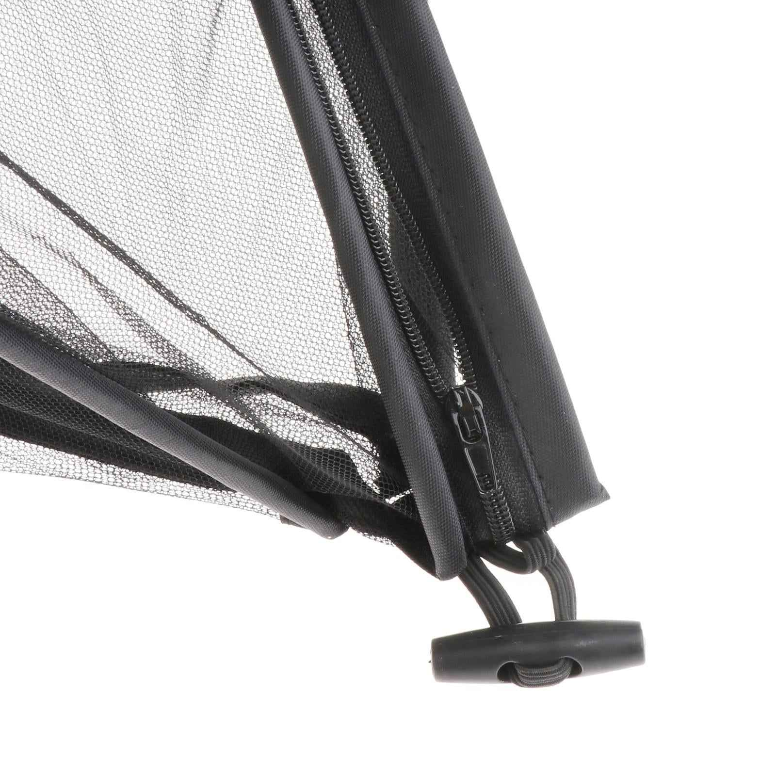 Mosquito Net for Stroller Long Lasting for Strollers Cradles  Zipper black