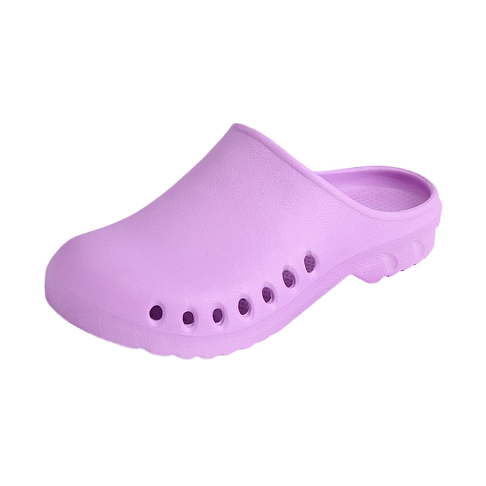 Clogs Work Slipper Nursing Beach Sandals Women Nurse Shoes Violet 37 38