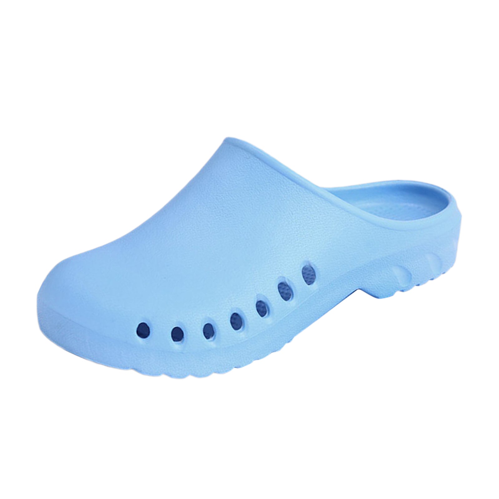 Clogs Work Slipper Nursing Beach Sandals Women Nurse Shoes Light Blue 39 40