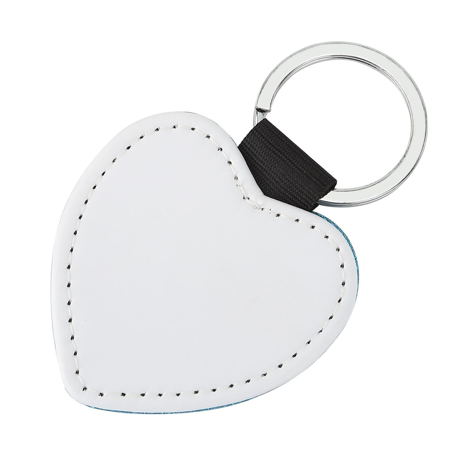 Blank Keychain Key Chain Alloy Key Keyrings KeyKeyring Bag Keyring Craft Heart