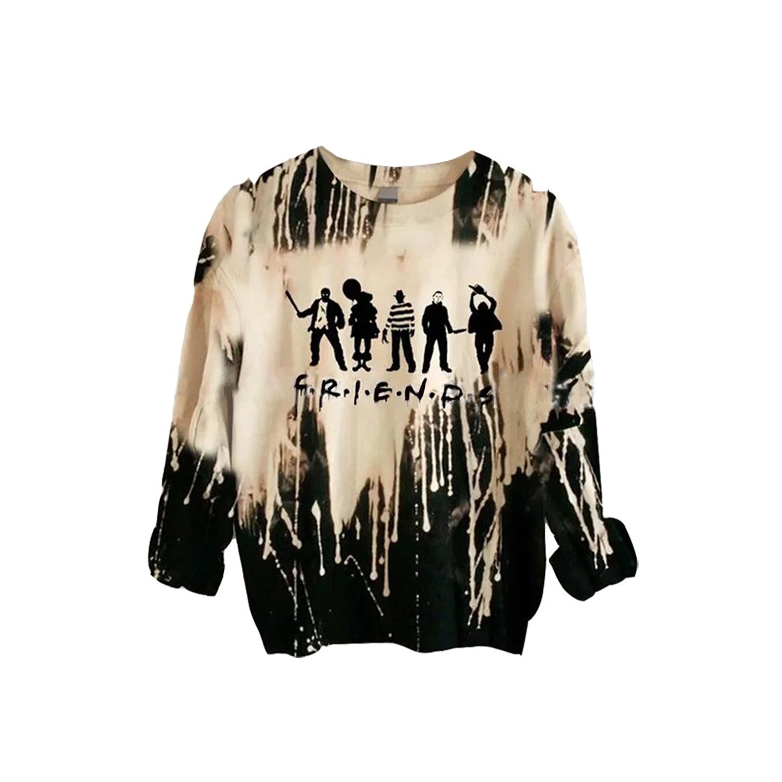 Crewneck Clothing Jumper Casual for Spring Ladies Five People M