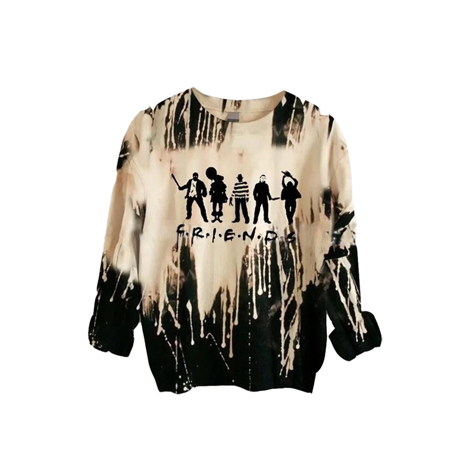 Crewneck Clothing Jumper Casual for Spring Ladies Five People M