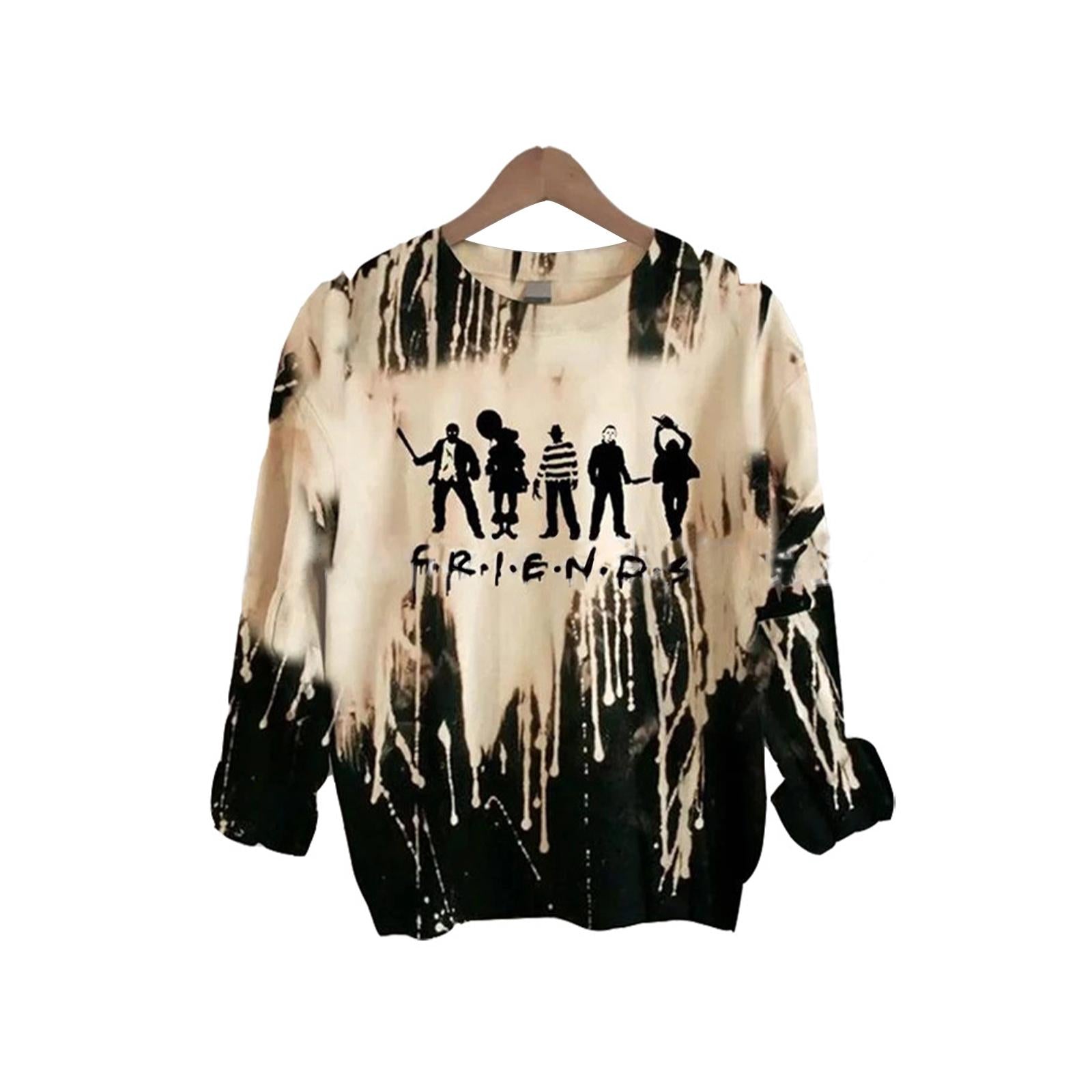 Crewneck Clothing Jumper Casual for Spring Ladies Five People XXL