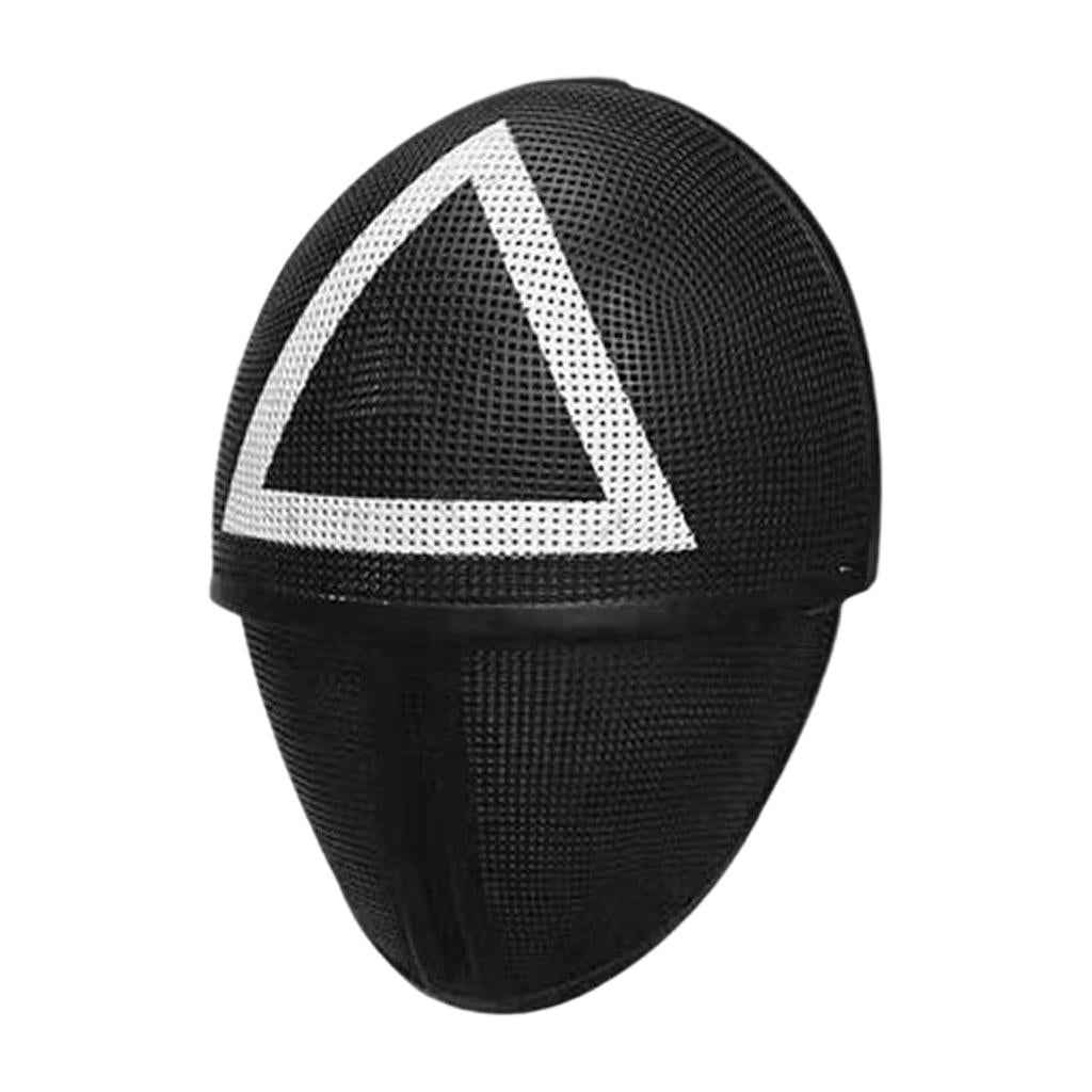 Squid Game Mask TV Cosplay Masquerade Horror Costume Party PP Triangle
